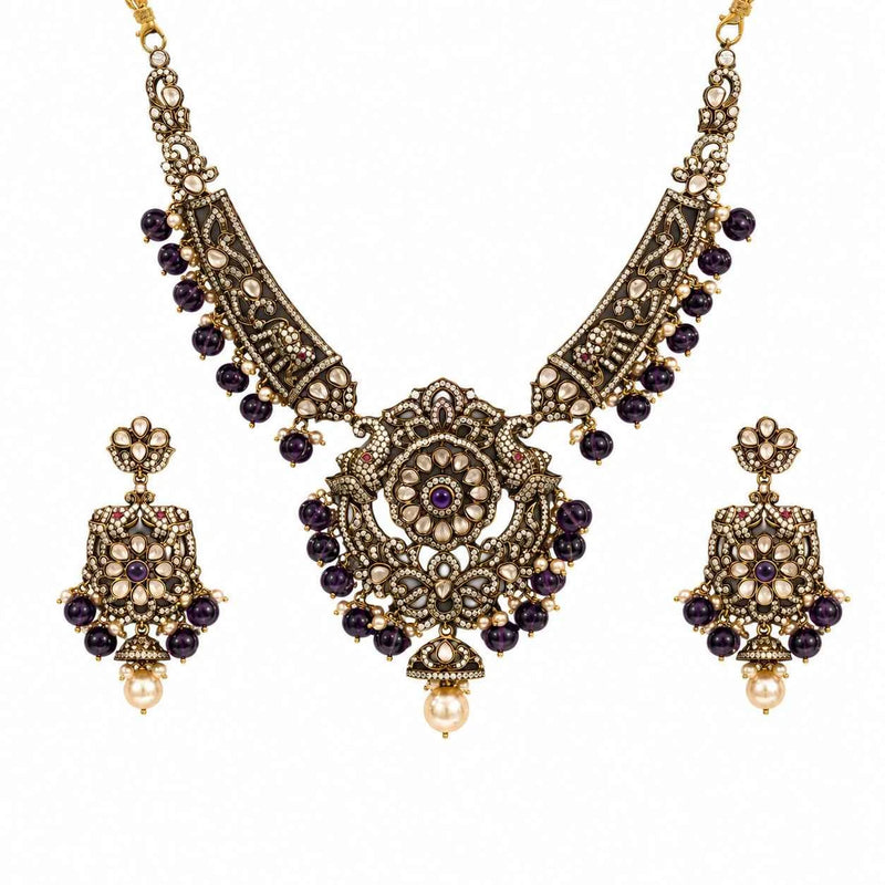 Victorian Imperial Bloom Necklace Set