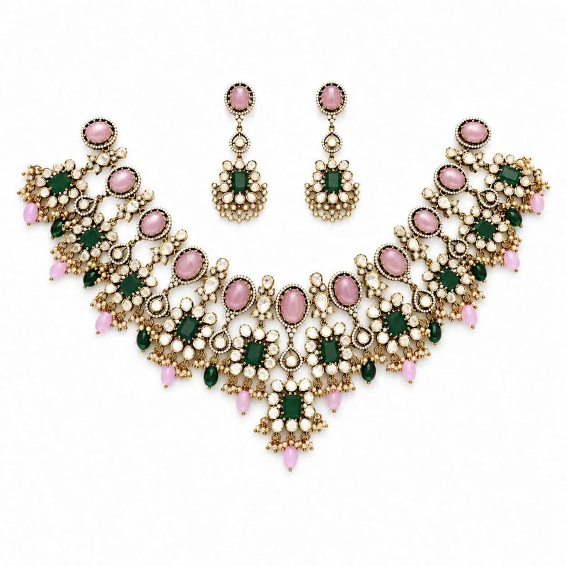 Victorian Rose Royale Necklace Set