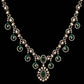 Victorian Serpentine Emerald Necklace Set