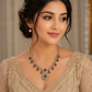 Victorian Serpentine Emerald Necklace Set