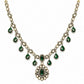 Victorian Serpentine Emerald Necklace Set