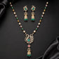 Victorian Swan Pearl Tassel Pendant Set