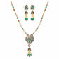 Victorian Swan Pearl Tassel Pendant Set
