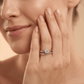 Aurielle Twist Diamond - Look Dual Ring Set in 925 Sterling - Silvorn India