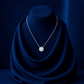 Blossom Pendant Necklace with Crystal Center - Silvorn India