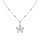Brilliant Floral Blossom Pendant - Silvorn India