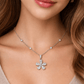 Brilliant Floral Blossom Pendant - Silvorn India