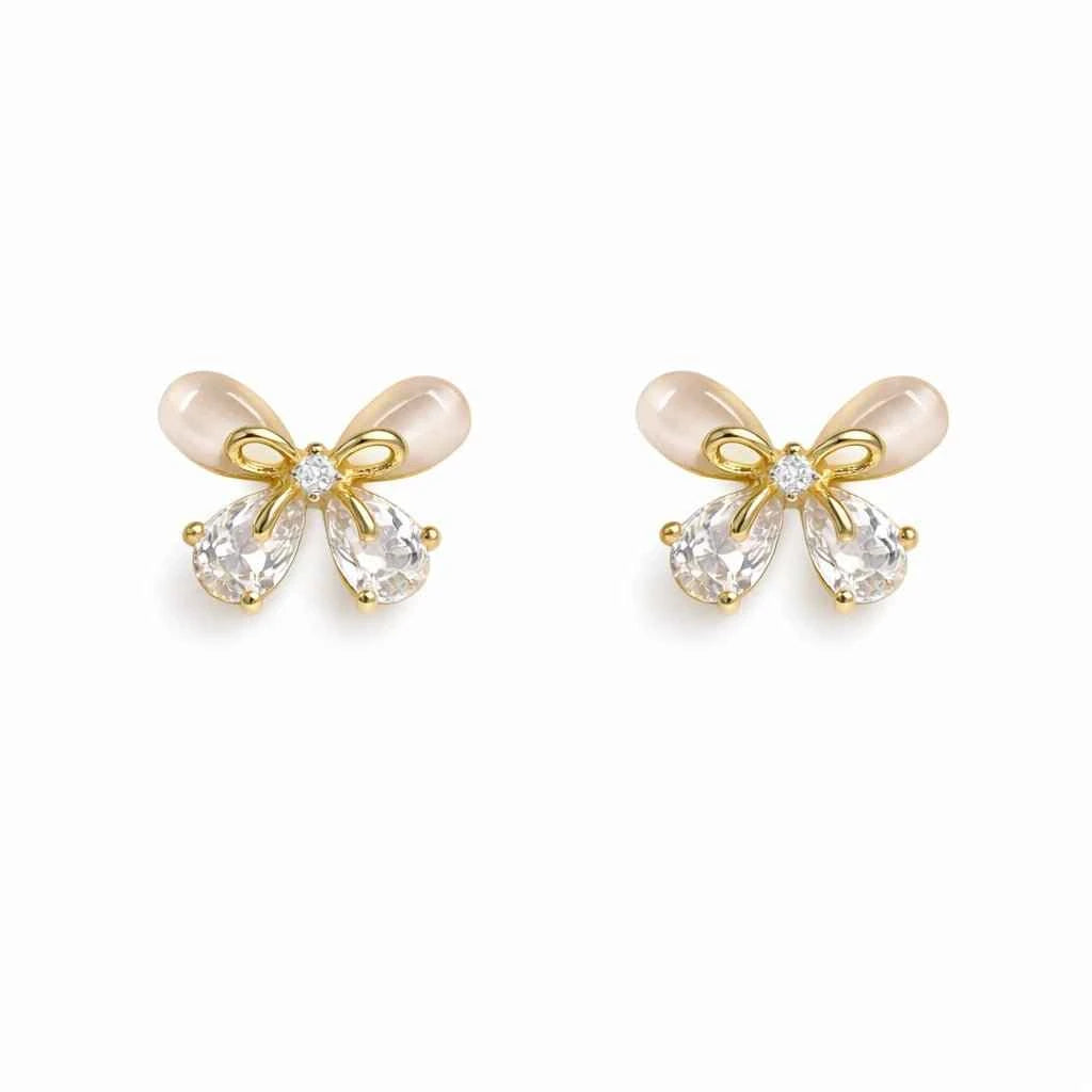 Butterfly Bliss Cat’s Eye & Zirconia Studs