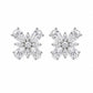 Butterfly Blossom Crystal Studs - Silvorn India