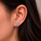 Butterfly Blossom Crystal Studs - Silvorn India