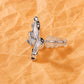 Butterfly Crystal Studs | 925 Sterling Silver - Silvorn India