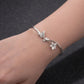 Butterfly & Floral Vine Sterling Cuff Bracelet for Women - Silvorn India