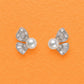 Butterfly Pearl Studs | 925 Sterling Silver - Silvorn India