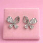 Butterfly Wing Zirconia Studs