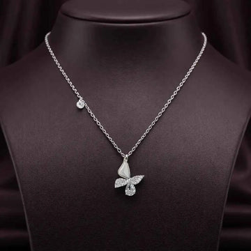 Celeste Butterfly Pearl Elegance Necklace