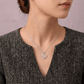 Celeste Rose Quartz Pendant with chain - Silvorn India