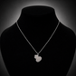 Celeste Rose Quartz Pendant with chain - Silvorn India