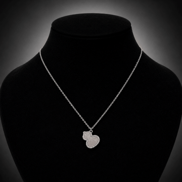 Celeste Rose Quartz Pendant with chain - Silvorn India