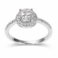 Celestia Glow Halo Ring - Silvorn India