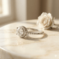 Celestia Glow Halo Ring - Silvorn India