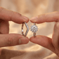 Celestial Bloom Dual Ring Set in 925 Sterling - Silvorn India