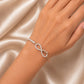 Celestial Infinity Rose Gold Plated Sterling Silver Bracelet - Silvorn India