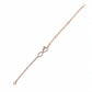 Celestial Infinity Rose Gold Plated Sterling Silver Bracelet - Silvorn India