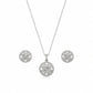 Celestial Sparkle Pendant Set with Stud Earrings - Silvorn India