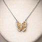 Citrine Yellow Quartz wings - 925 Silver Jewelery