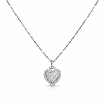 Classic Heart Sparkle Pendant - Silvorn India