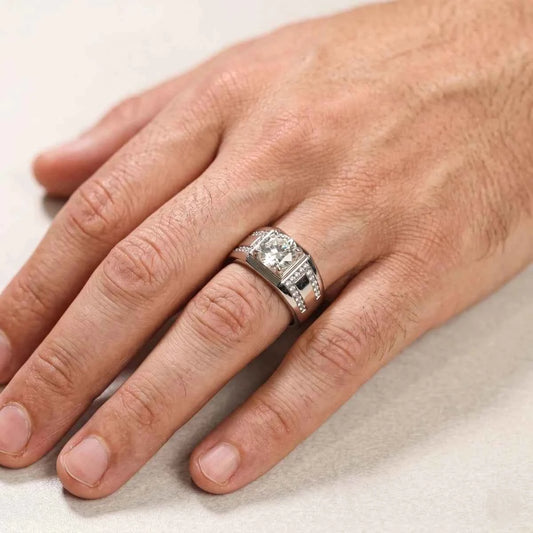 Classic Solitaire Ring - 925 Silver Jewelery