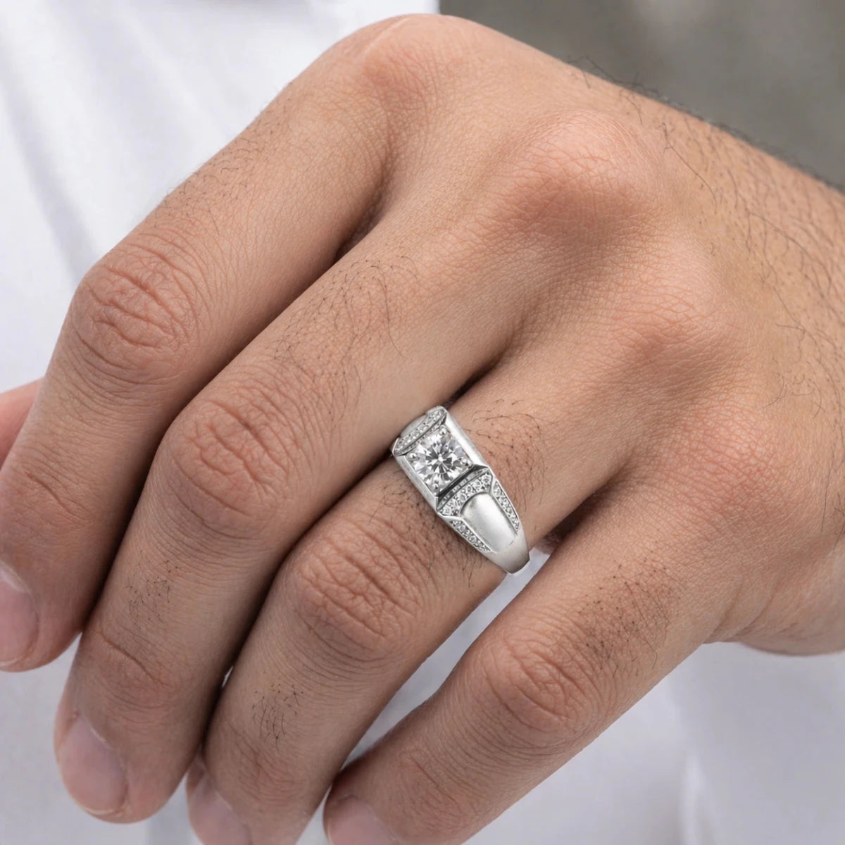Crest Halo Statement Ring - Silvorn India