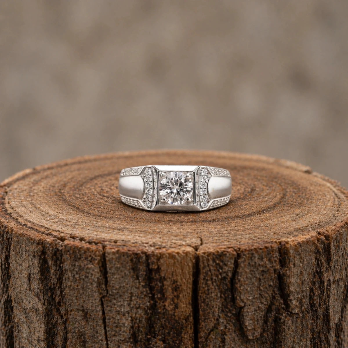 Crest Halo Statement Ring - Silvorn India