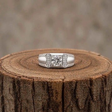 Crest Halo Statement Ring