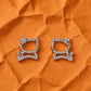 Crystal Kitty Studs - Silvorn India