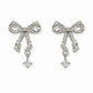 Crystal Knot Drop Earrings