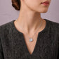 Crystal Swan Elegance Pendant Necklace - Silvorn India