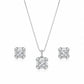 Cut Crystal Pendant Set for Women - Silvorn India