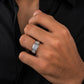 Diamond Crest Sterling Silver Ring - Silvorn India