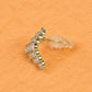 Diamond - Shaped Cubic Zirconia Studs | 925 Sterling Silver - Silvorn India