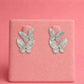Duo Butterfly Silk-Finish Studs