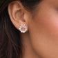 Elegant Butterfly Pearl & Zircon Hoop Earrings in    Finish