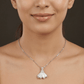Elegant Shell Drop Pendant Necklace - Silvorn India