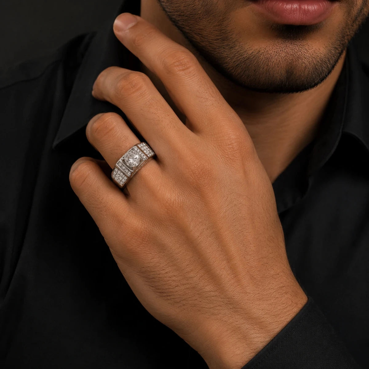 Elite Pavé Ring - Silvorn India