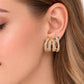 Emerald-Eyed Panther Triple Row C-Hoops