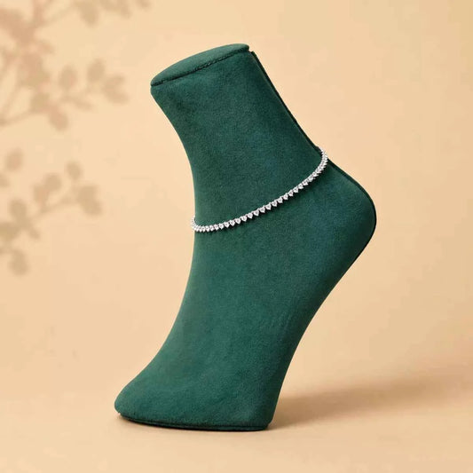 Eterna Spark Sterling Anklet Pair - 925 Silver Jewelery