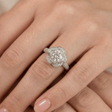 Eternal Blossom Sparkle Ring - Silvorn India