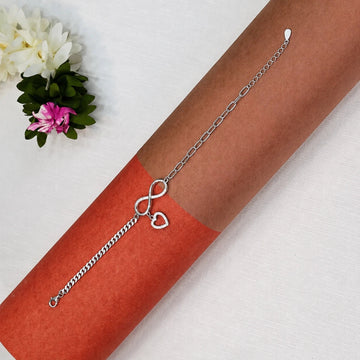 Eternal Love Infinity Charm Bracelet - Silvorn India