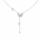 Ethereal Butterfly Cascade Y - Necklace - Silvorn India