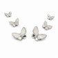 Ethereal Butterfly Collection – Pearlescent Inlay & Shimmering Pav Stud Earrings